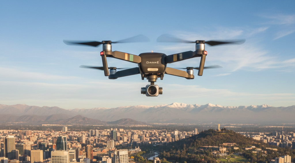 Dron de vigilancia integrado con el sistema Shot Cue